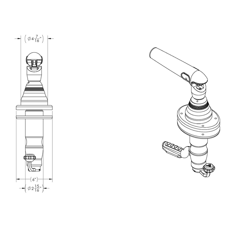 TACO GS-500XL Outrigger Mounts *Only Accepts CF-HD Poles* [GS-500XL]
