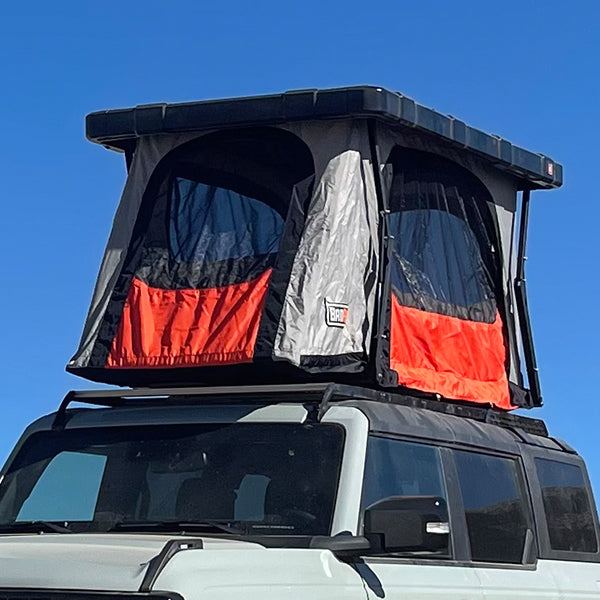 BadAss Tents RECON™ Rooftop Tent (Universal Fit) - Onyx Utility Black PRE-ASSEMBLED