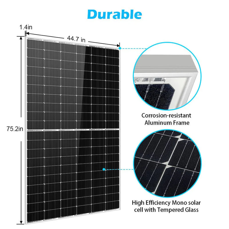 SunGold Power 450 Watt Monocrystalline PERC Solar Panel UL 61730 CEC Listed