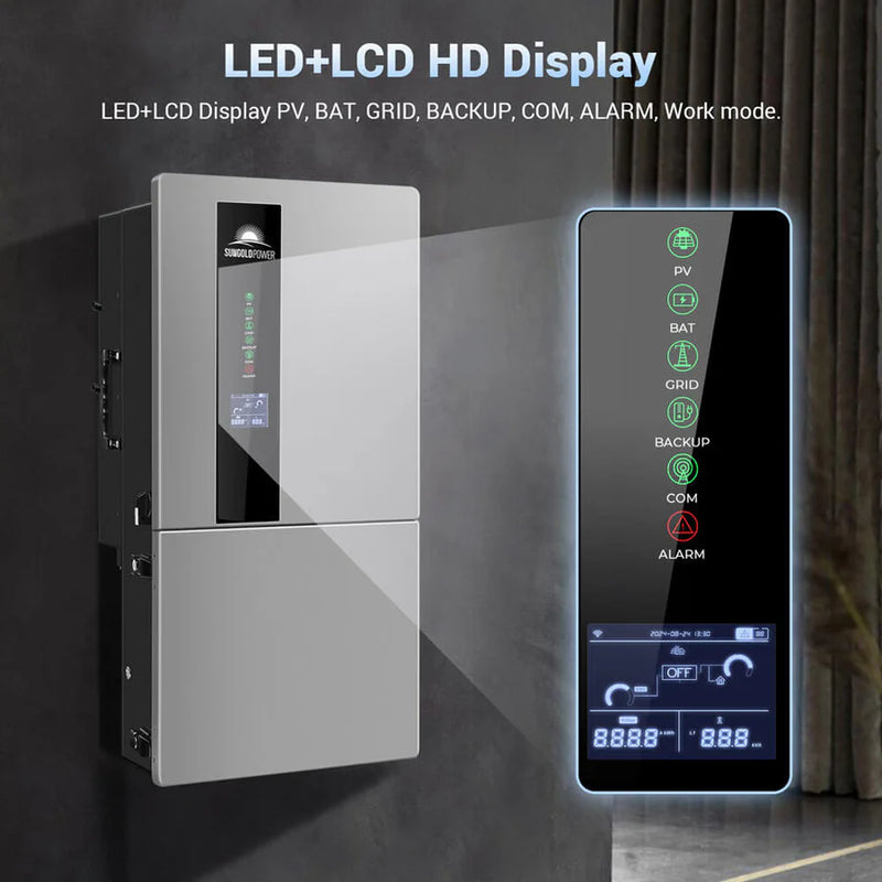 SunGold Power 7.6KW 48V Split Phase Hybrid Inverter