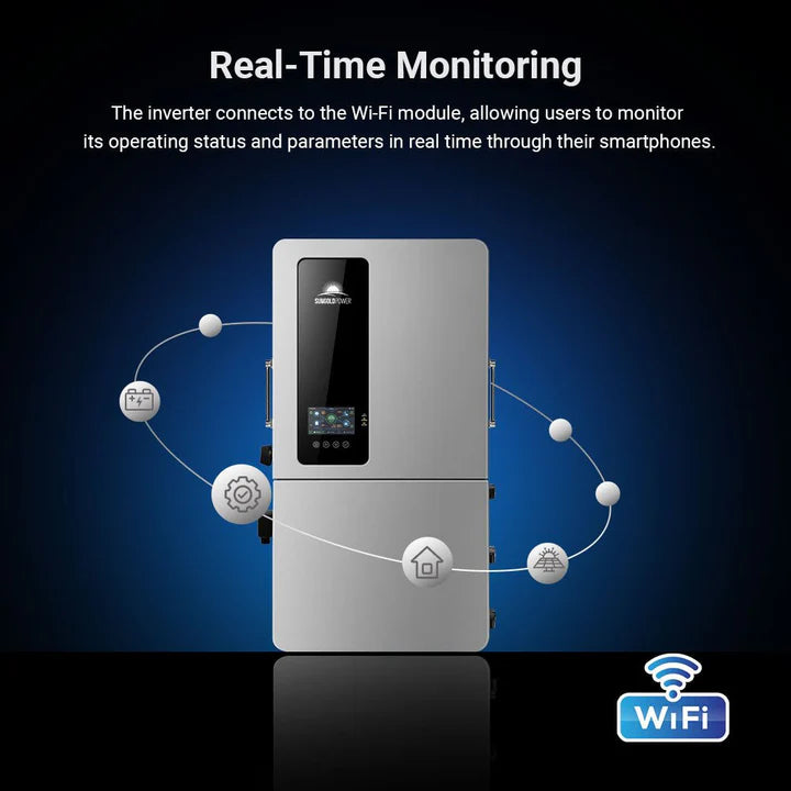 SunGold Power 12KW 48V All-in-one Hybrid Solar inverter | Whole Home Backup (200A)| SGS-12K18MAX