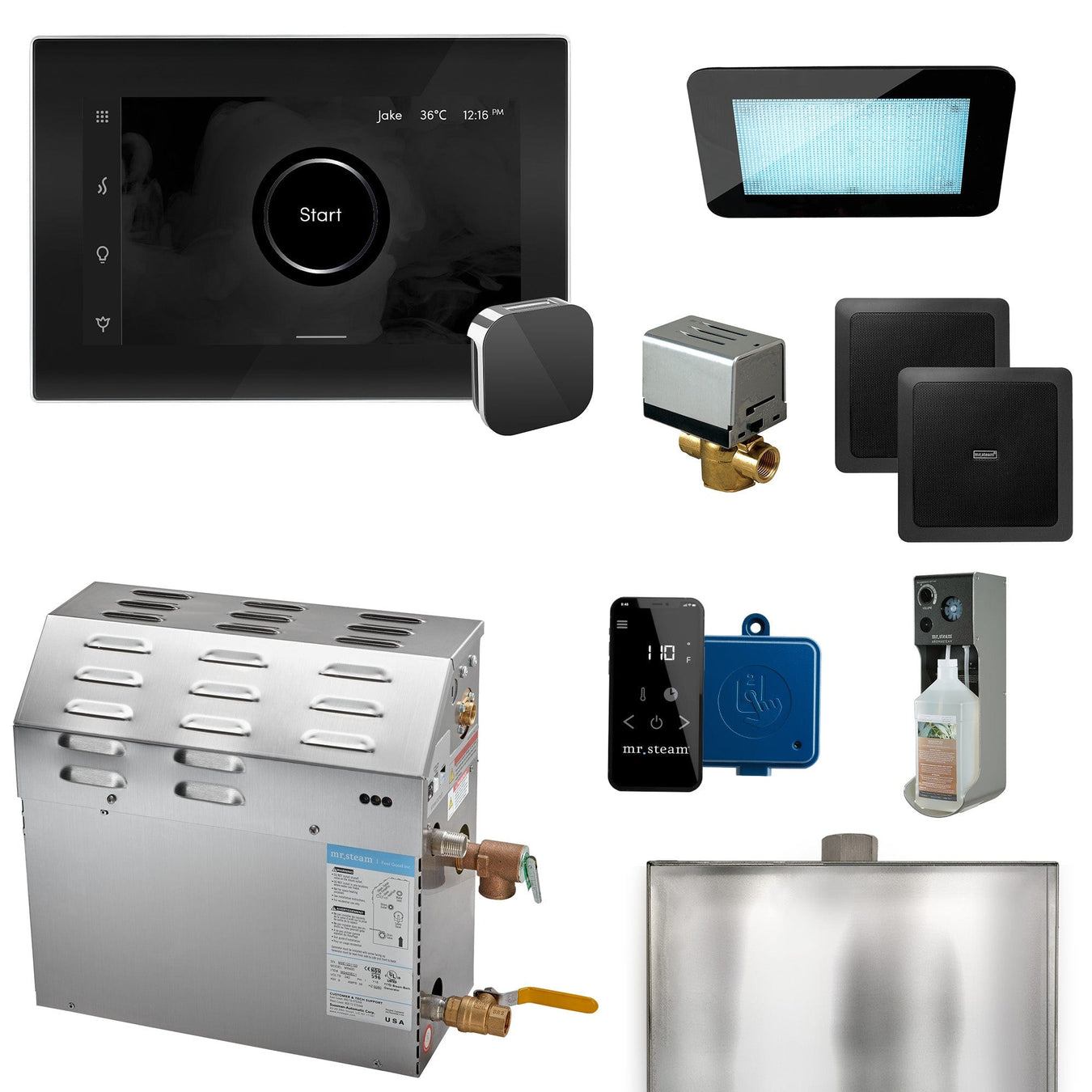 1kW - 5kW Steam Shower Generators