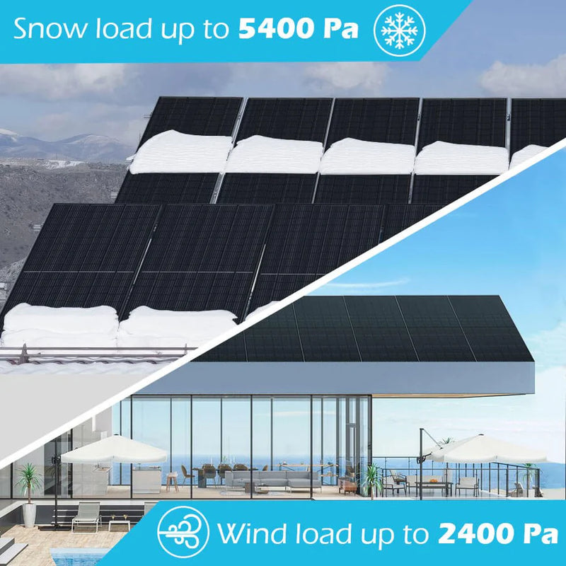 SunGold Power 415W Mono Black PERC Solar Panel UL 61730 CEC Listed