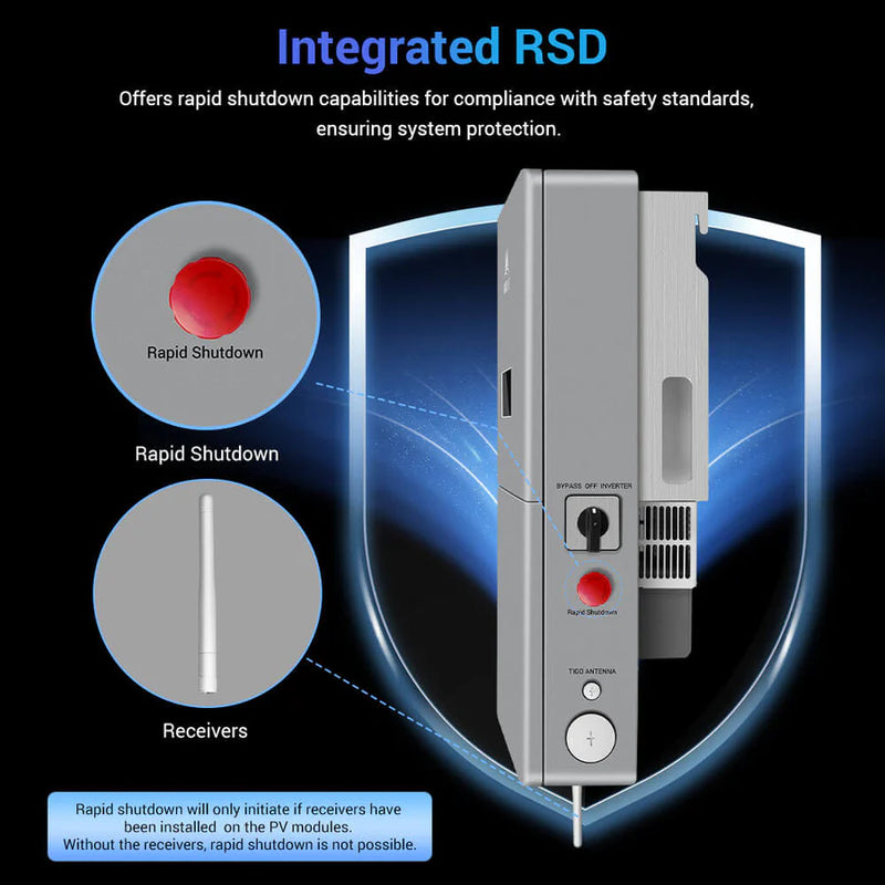 SunGold Power 11.4KW High Voltage Split Phase Hybrid Inverter