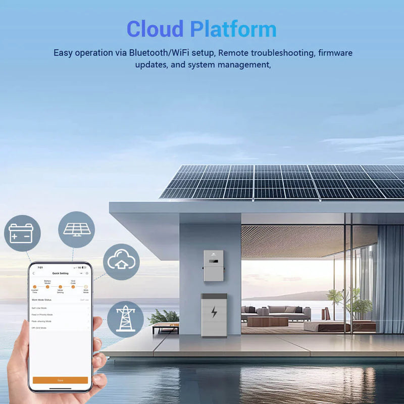 SunGold Power 11.4KW High Voltage Split Phase Hybrid Inverter