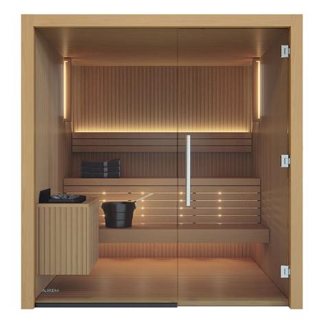 Auroom Libera Glass Indoor Cabin Sauna | 6 Persons