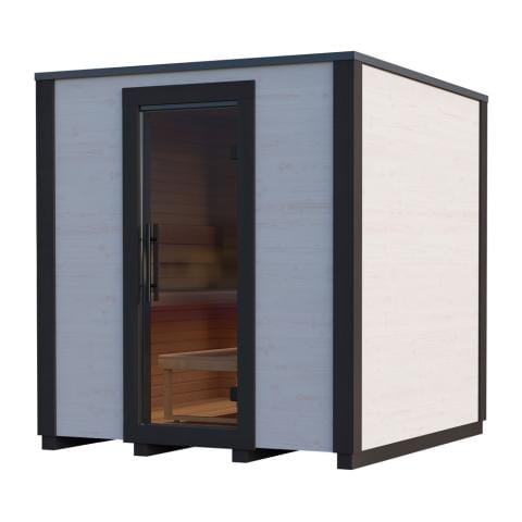 Auroom Garda  Outdoor Modular Cabin Sauna, Translucent White | 6 Persons