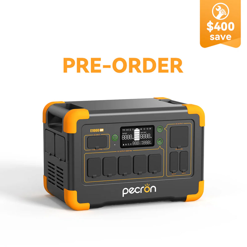 PECRON E1000LFP Portable Power Station Solar Generator (1800W | 1024Wh)