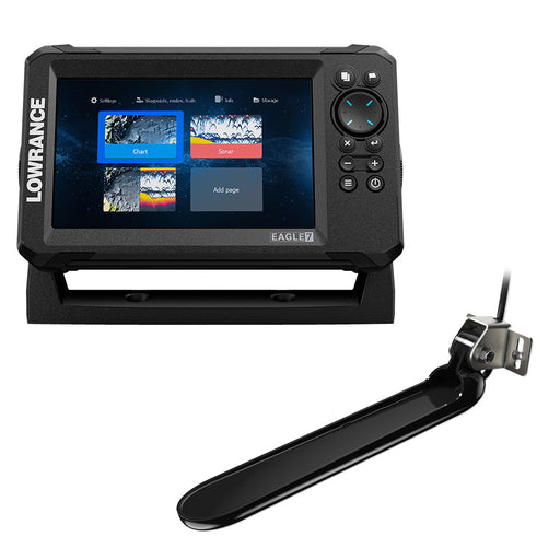 Lowrance Eagle 7 wTripleShot Transducer  Discover OnBoard Chart 00016228001