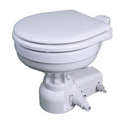 Raritan Sea Era QC Marine Size Pressurized Freshwater Toilet wMultifunction Panel  White  12V 162MF01201