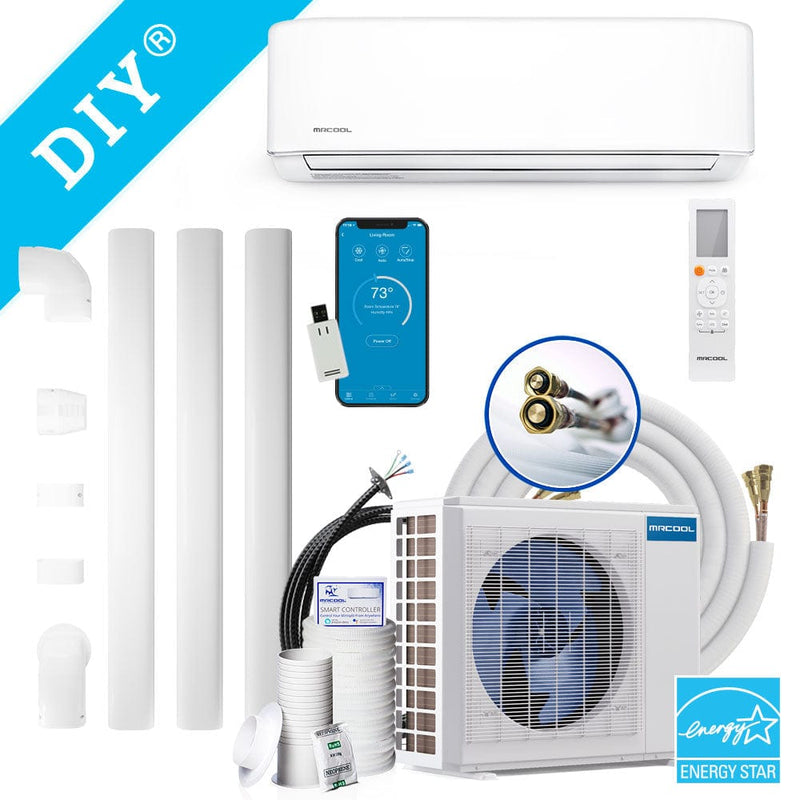 MRCOOL® E Star DIY 4th Gen 18k BTU 208-230V/60Hz Ductless Mini-Split Heat Pump Complete System