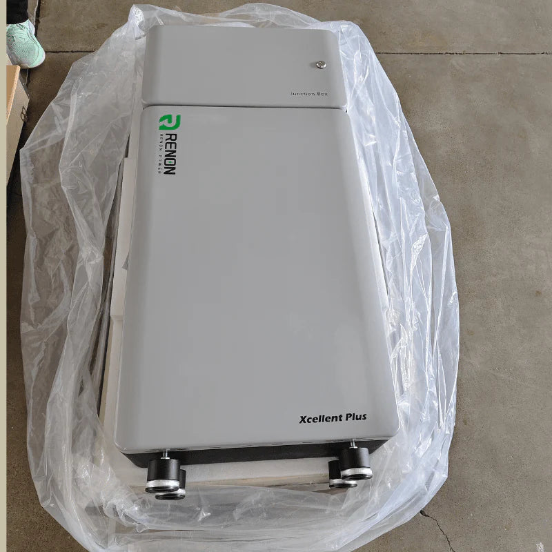 RENON Xcellent Plus 16kWh LiFePO4 Wall-Mounted Battery | Built-In BMS + DC-DC Converter | Expandable | -4°F to 122°F