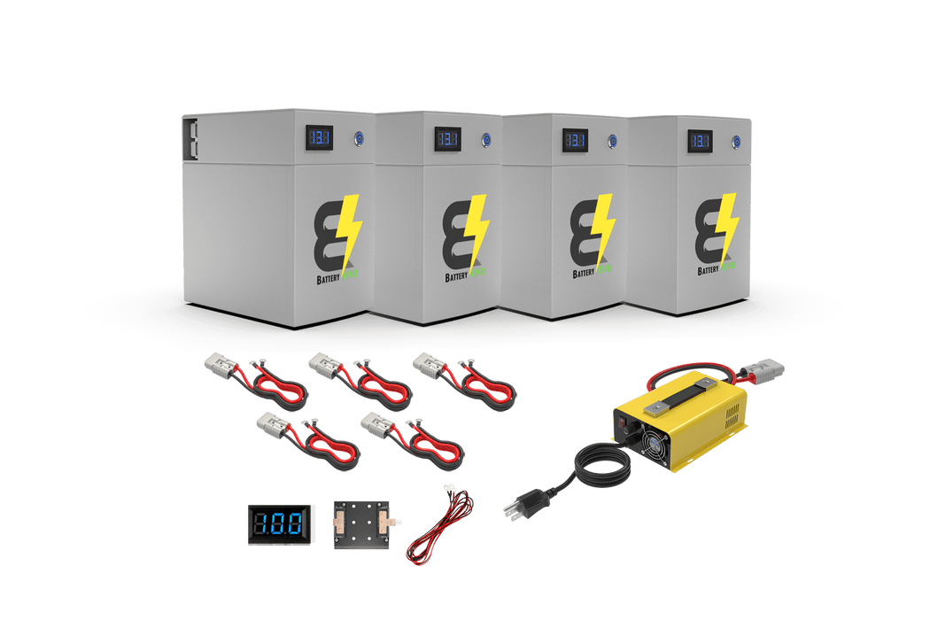 BatteryEVO 12V OWL105 4x Battery Kit (420Ah - 5.4 kWh)