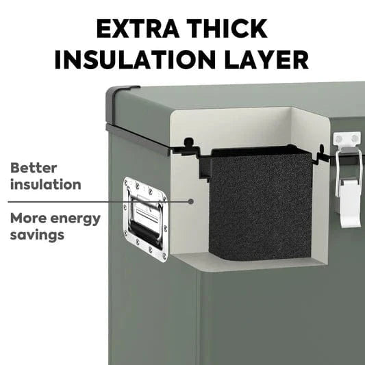 ICECO VL45 Single Zone Olive Portable Freezer | 45 LT | 47.5 QT