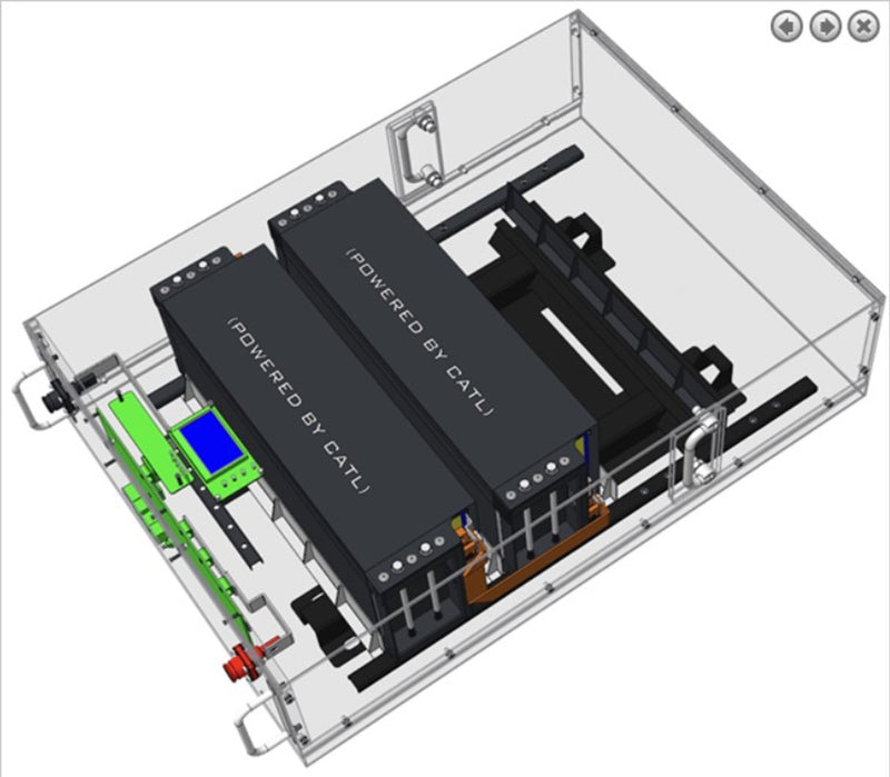 LINIOTECH 14.33 kWh 48V 280ah UL9540A / UL1973 CE-EMC Power Storage Wall-Mount Battery