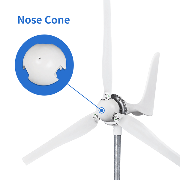 Automaxx Windmill 1500W Wind Turbine Generator Kit Bundle Set