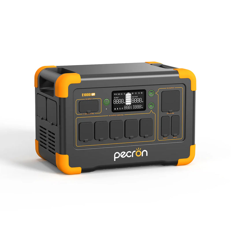 PECRON E1000LFP Portable Power Station Solar Generator (1800W | 1024Wh)