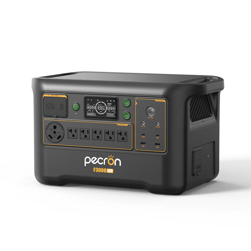PECRON F3000LFP Portable Power Station Solar Generator (3600W | 3072Wh)