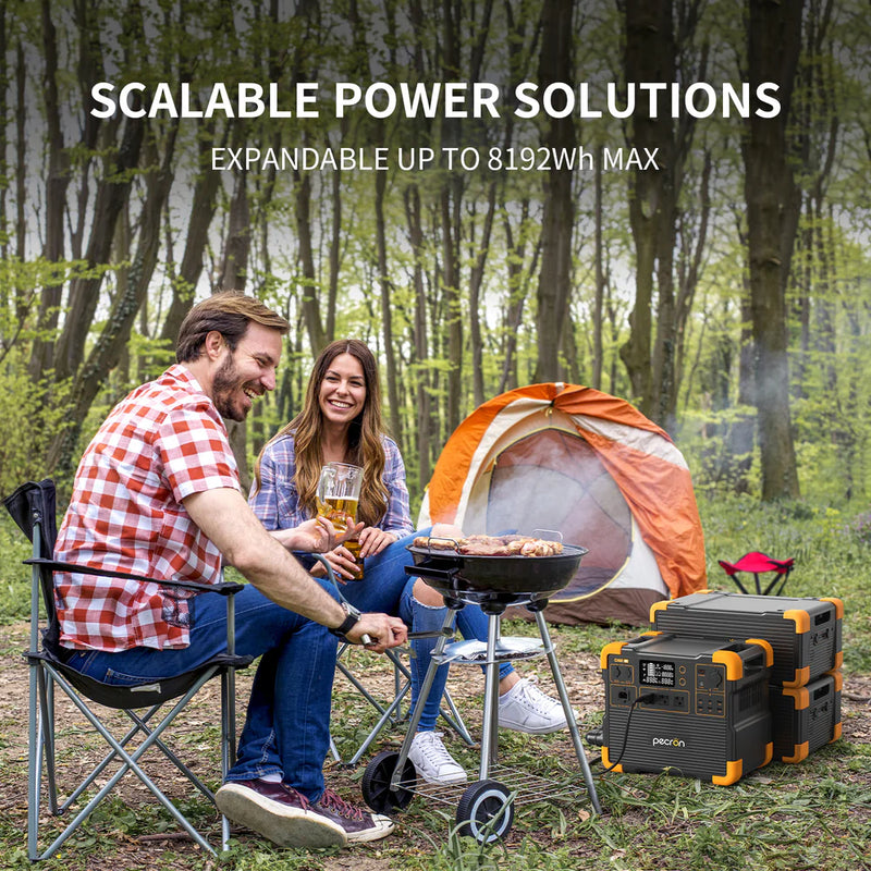 PECRON E2400LFP Portable Power Station Solar Generator (2400W | 2048Wh)