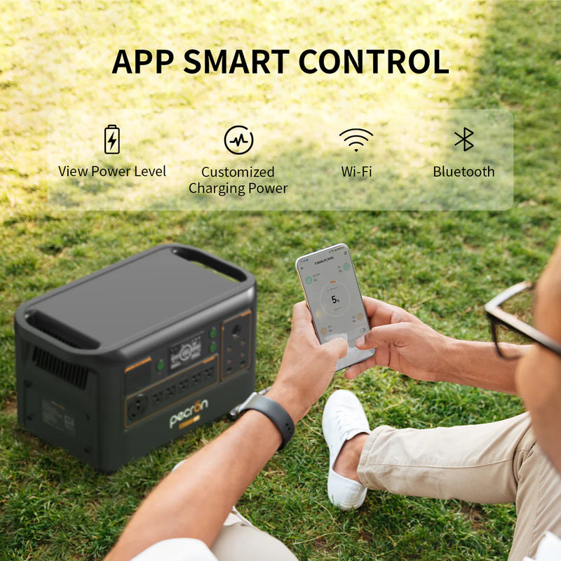 PECRON F3000LFP Portable Power Station Solar Generator (3600W | 3072Wh)