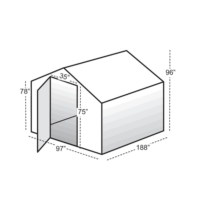 Solexx Garden Master Deluxe Greenhouse