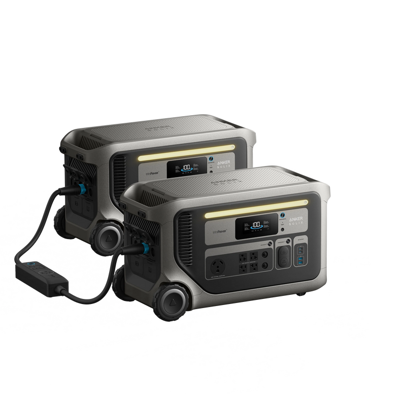 Anker SOLIX F3000 2× Portable Power Station (7200W | 6144Wh)