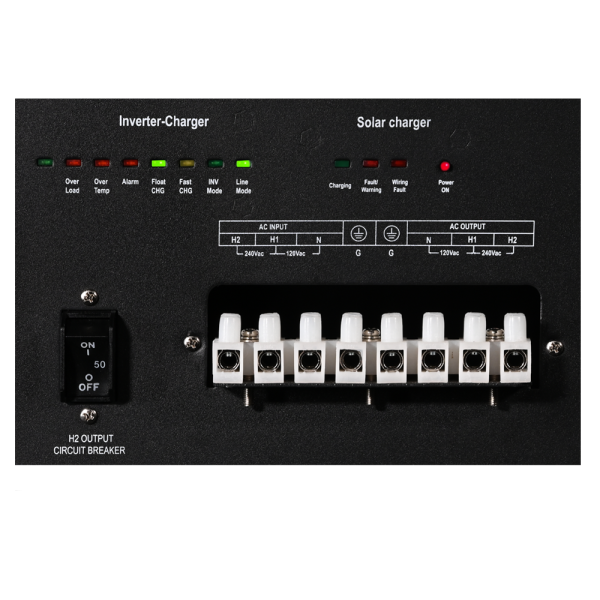 Aims Power All In One Onboard Solar Generator- Heavy Duty Industrial Grade 5.58kWh Battery 3kW Pure Sine Inverter Charger 1400 Watt Solar Input