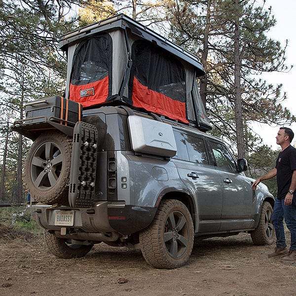 BadAss Tents Land Rover 2020-22 Defender 110 Convoy™ Rooftop Tent - Preassembled