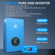 18kW 48V Split Phase Solar Inverter Charger Features