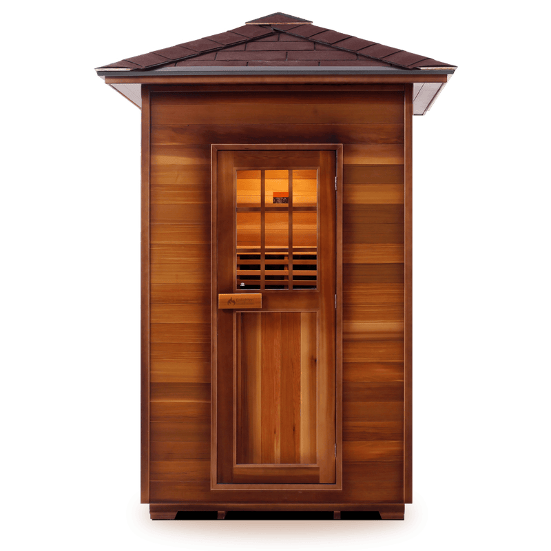 Enlighten SaunaTerra MoonLight 2 Dry Traditional Outdoor Sauna | 2 Persons