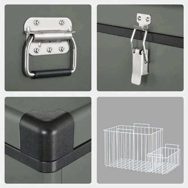 ICECO VL74 Single Zone 12V Olive Portable Freezer | 74 LT | 78 QT