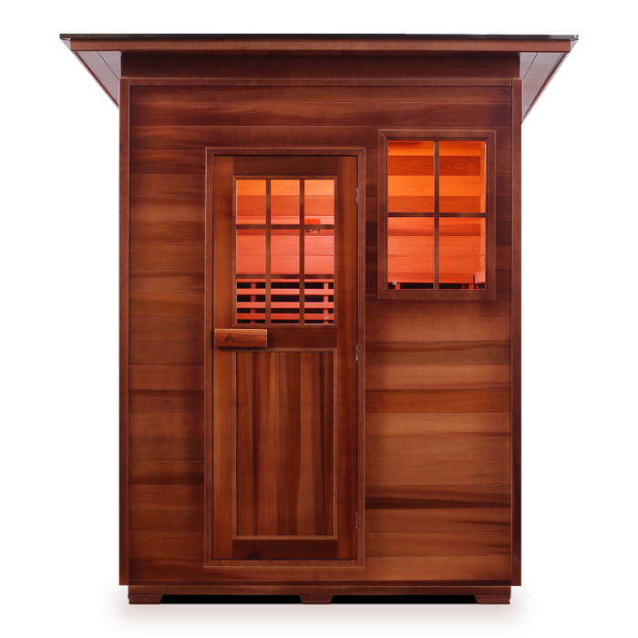 Enlighten SaunaTerra MoonLight 3 Dry Traditional Outdoor Sauna | 3 Persons