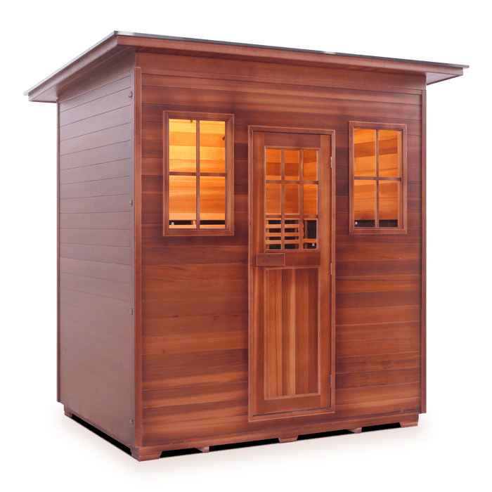 Enlighten SaunaTerra MoonLight 5 Dry Traditional Outdoor Sauna | 5 Persons