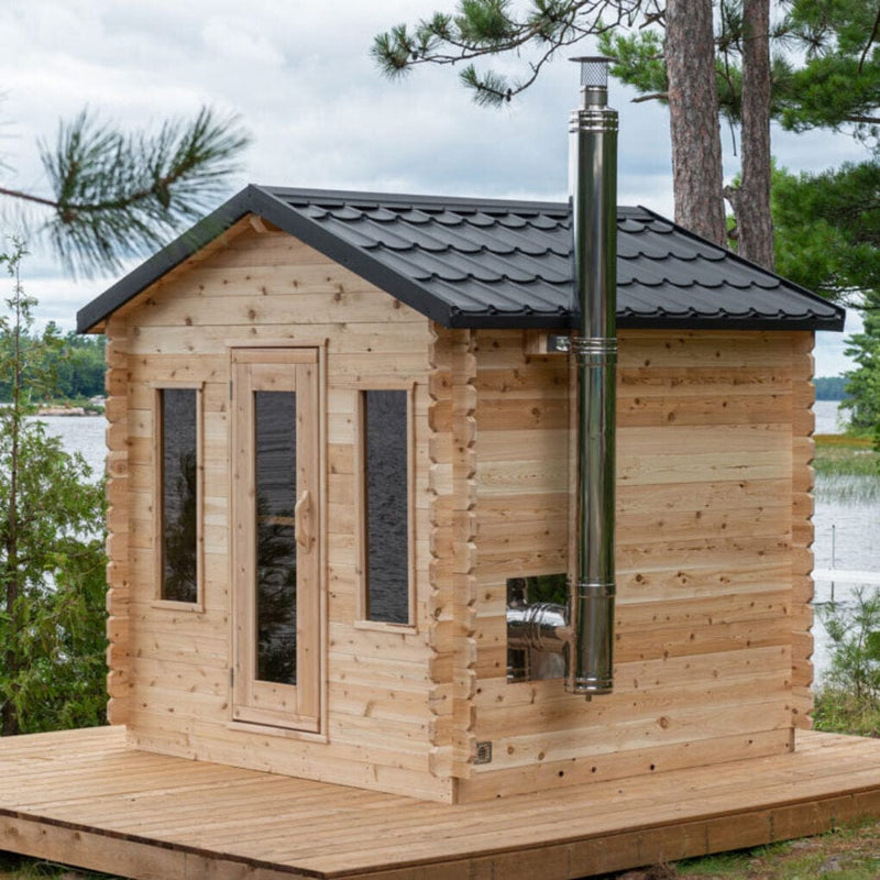 Dundalk Leisurecraft Canadian Timber Georgian Cabin Sauna | 6 Persons