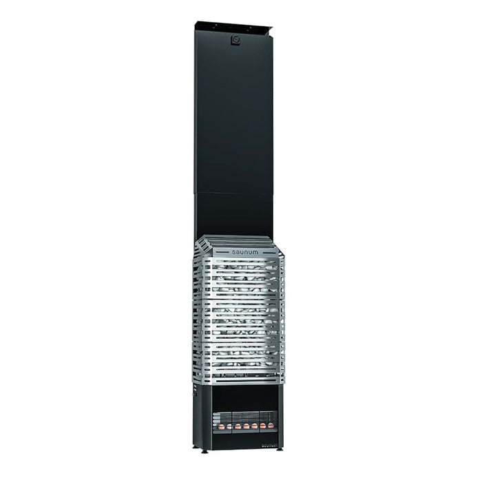 Saunum Air 7 Sauna Heater Air Series, 6.4kW Sauna Heater w/Climate Equalizer, Black