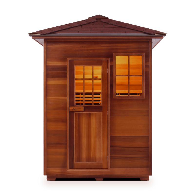 Enlighten SaunaTerra MoonLight 3 Dry Traditional Outdoor Sauna | 3 Persons