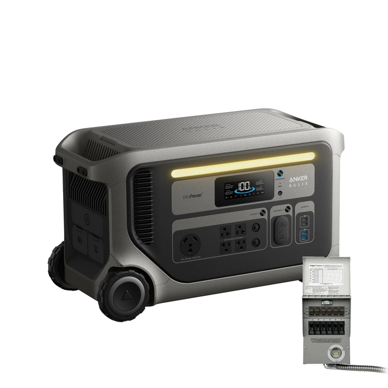 Anker SOLIX F3000 Portable Power Station (3600W | 3072Wh) + Home Backup Kit