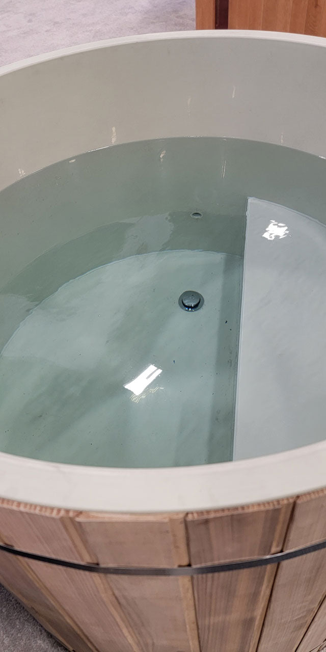 Dynamic Cold Therapy Pacific Cedar Barrel Cold Plunge - (Plastic INTERIOR) TUB ONLY | DCT-B-042-PLPC