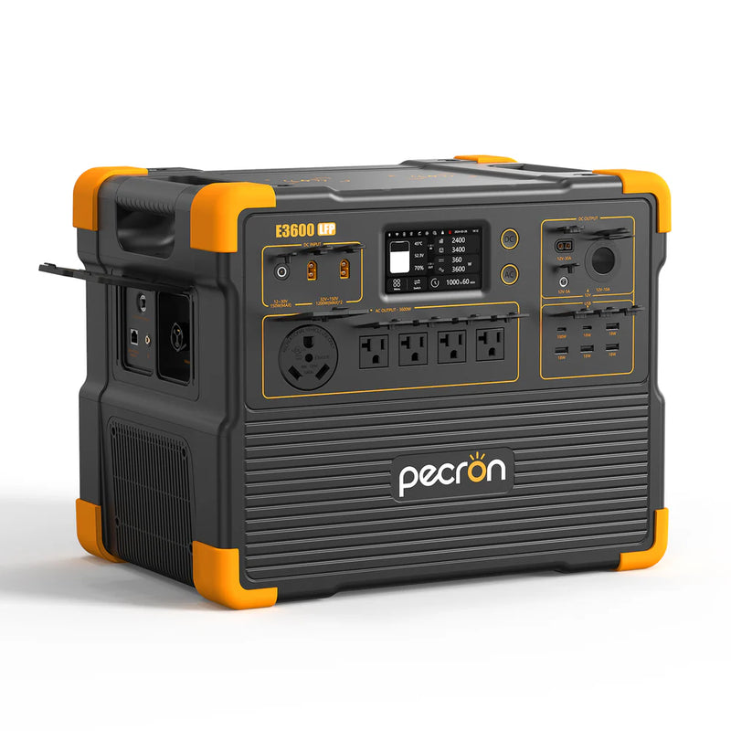 PECRON E3600LFP Portable Power Station Solar Generator (3600W | 3072Wh)