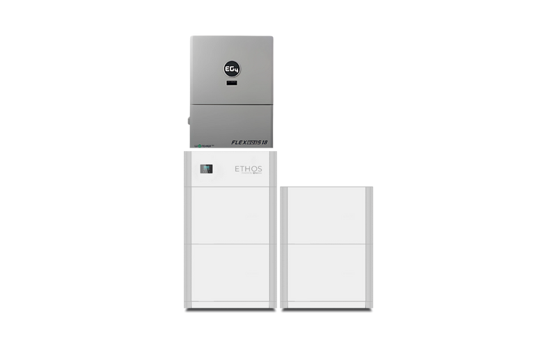 EG4 Hybrid Power Kit | 13kW 120/240V Output 48VDC - 20.48kWh System Bundle | 1 x EG4 FlexBOSS18 + 4 x BigBattery ETHOS