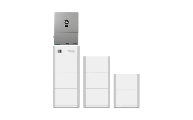 EG4 Hybrid Power Kit | 13kW 120/240V Output 48VDC - 40.96kWh System Bundle | 1 x EG4 FlexBOSS18 + 8 x BigBattery ETHOS