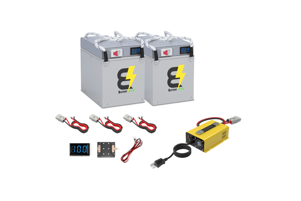 BatteryEVO 24V Eagle 2x Battery Kit (120Ah - 3kWh)