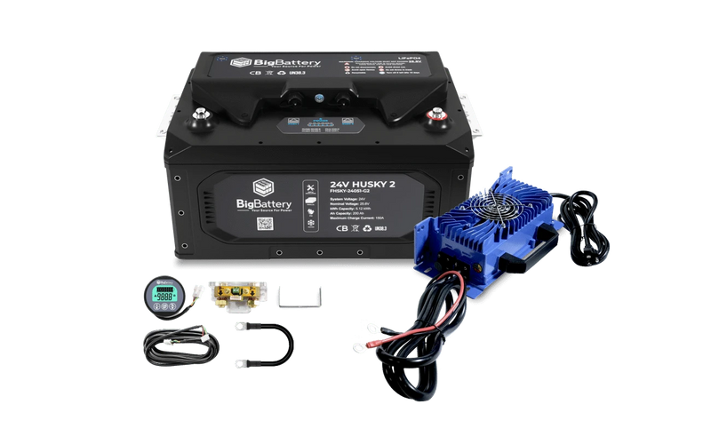 BigBattery 24V HUSKY 2 Battery Kit (200Ah | 5.12 kWh)