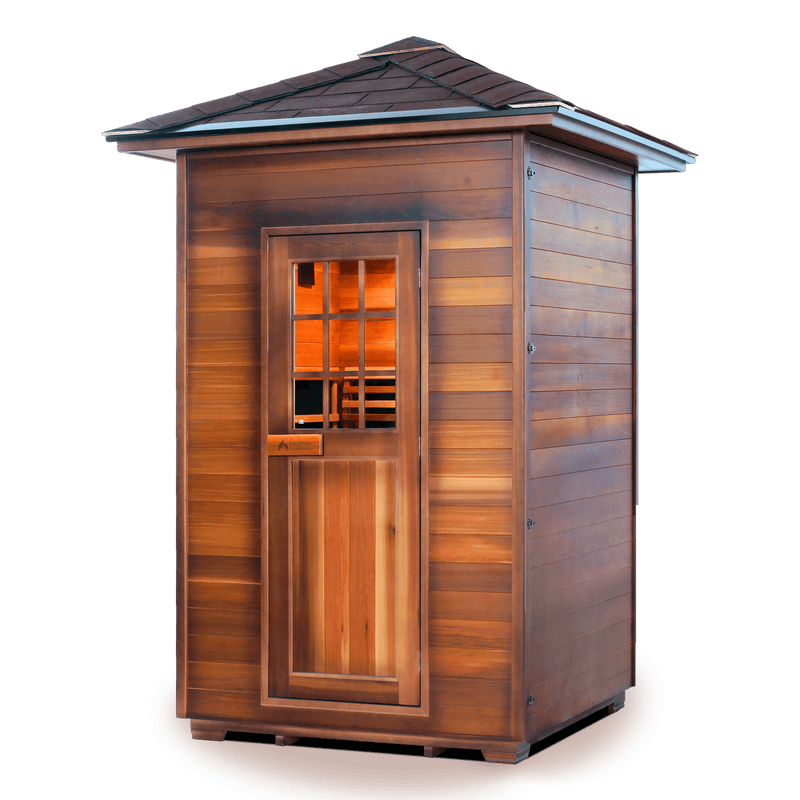 Enlighten SaunaTerra MoonLight 2 Dry Traditional Outdoor Sauna | 2 Persons