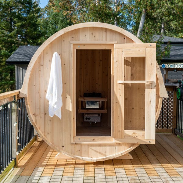 Dundalk Leisurecraft Canadian Timber Harmony Barrel Sauna | 4 Persons