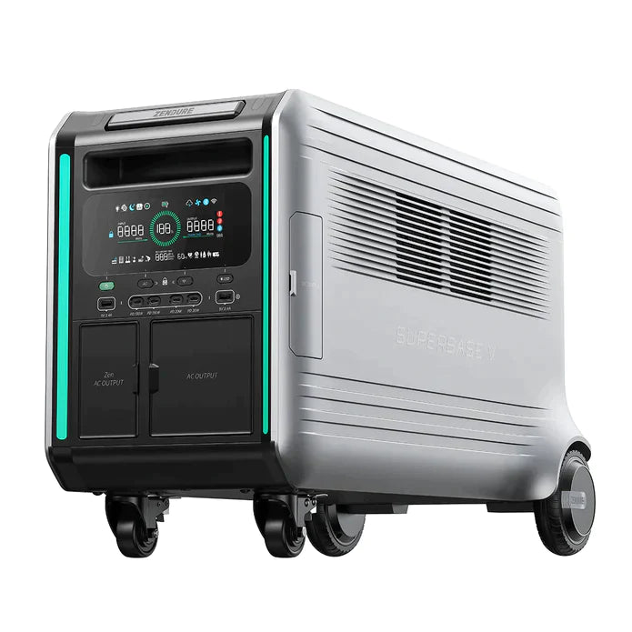 Zendure SuperBase V4600 Solar Generator Kit | 7,600W 120/240V Output | 18.4kWh Battery Capacity + 2680W of Solar PV