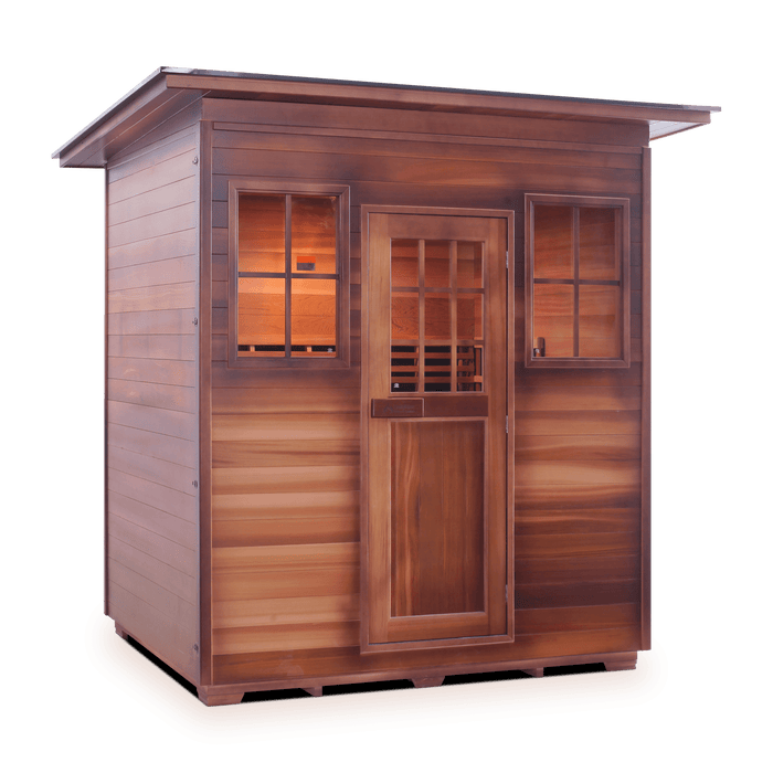 Enlighten SaunaTerra MoonLight 4 Dry Traditional Outdoor Sauna | 4 Persons