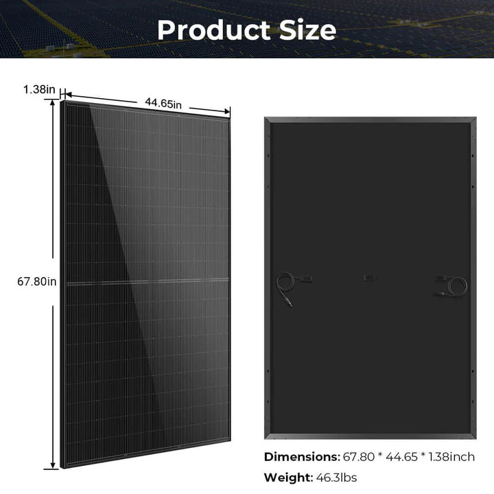 SunGold Power 440W Mono Black N-Type Solar Panel (31 Panels)
