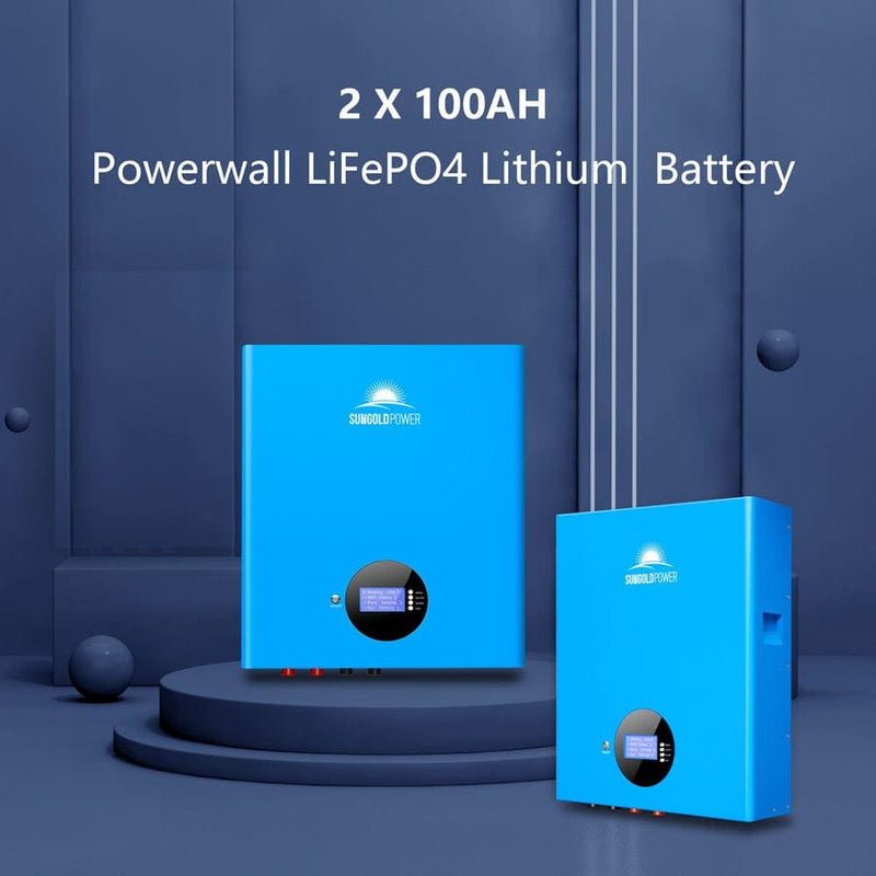 2 x 100AH Powerwall Battery