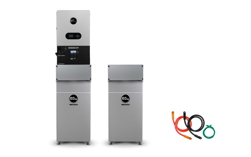 EG4 Hybrid Power Kit | 12kW 120/240V Output 48VDC - 32kWh System Bundle | 1 x EG4 12000XP Inverter + 2 x EG4 WallMount 314Ah Indoor Battery